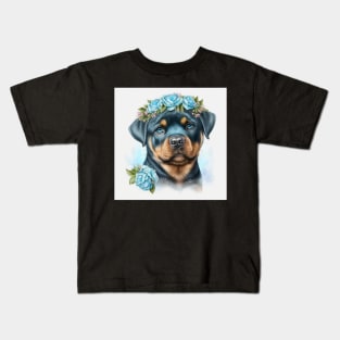 Rottweiler Portrait Kids T-Shirt